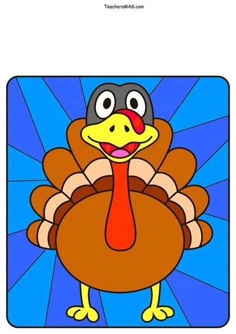 Turkey Printable Thanksgiving Worksheets Kindergarten Thanksgiving