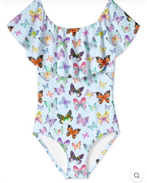 Butterflies Print Swimsuit Stella Cove Howtokissafrog