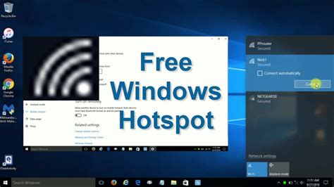 Turn Windows Laptop Into WiFi Hotspot Mobile Hotspot Wireless