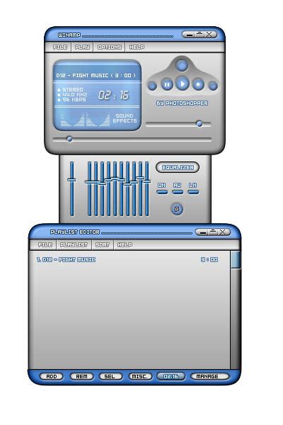 Old Winamp Skin 1 By Photoshopper On Deviantart