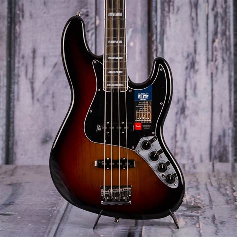 Fender American Elite Jazz Bass 3 Color Sunburst For Sale Replay Guitar