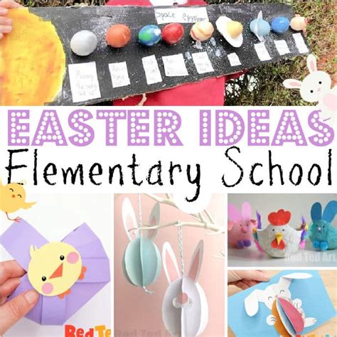 Fun Easter Activities For Upper Elementary Students Red Ted Art