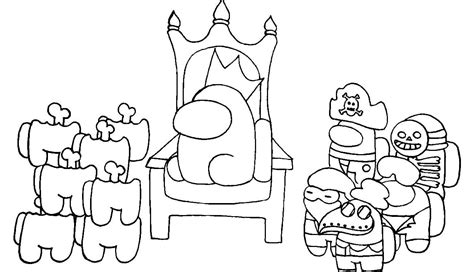 Among Us Coloring Pages Coloring Home