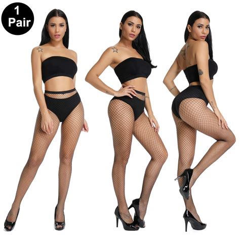 Buy Akiido High Waist Tights Fishnet Stockings Thigh High Stockings Pantyhose Online At