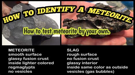 How To Identify Meteorites How To Test Meteorite By Your Own How