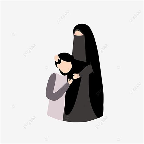 Pregnant Couple Clipart Vector Happy Pregnant Couple Couple Muslim