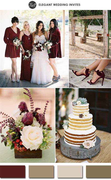 Fillers for flower arrangements and bridal bouquets also vary in cost. Top 10 Most Popular Wedding Color Schemes on | Tan wedding ...