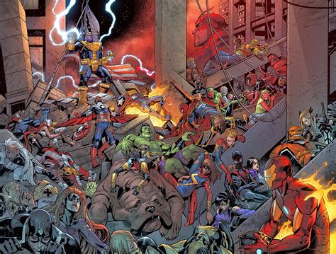 Thanos Kills Avengers Comic