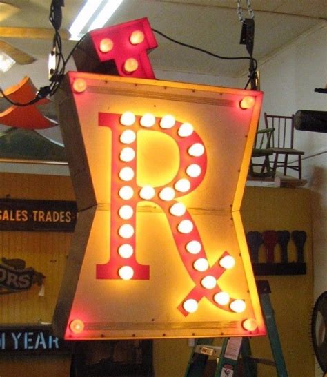 Vintage Lighted Rx Pharmacy Trade Sign Shipping Available Trade Sign