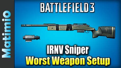 Irnv M40 Sniper Terrible Weapon Setup Battlefield 3 Gameplay