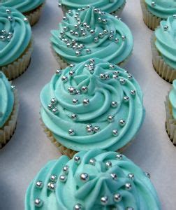 Turquoise Silver Cupcakes For Lucy And Jamie From The Sweet Kitchen