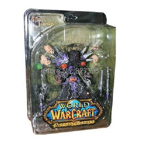 Купить мир Warcraft Undead Warlock Мерил Felstorm фигурки Wow игра