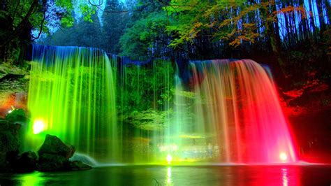 Rainbow Waterfall Wallpapers 4k Hd Rainbow Waterfall Backgrounds On