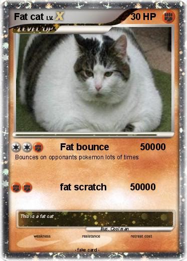 Pokémon Fat Cat 37 37 Fat Bounce 50000 My Pokemon Card
