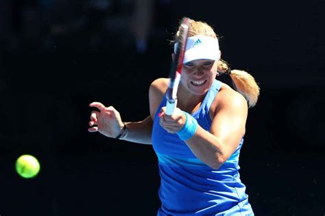 Angelique Kerber Australian Open In Melbourne Jan 13 2015