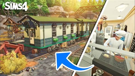 Train Wagon Conversion Sims 4 No Cc The Sims 4 Speed Build Youtube