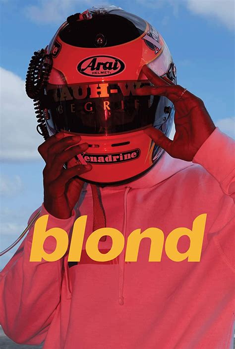 Frank Ocean Poster Blond Moto Blond Album Cover Music Poster Etsy
