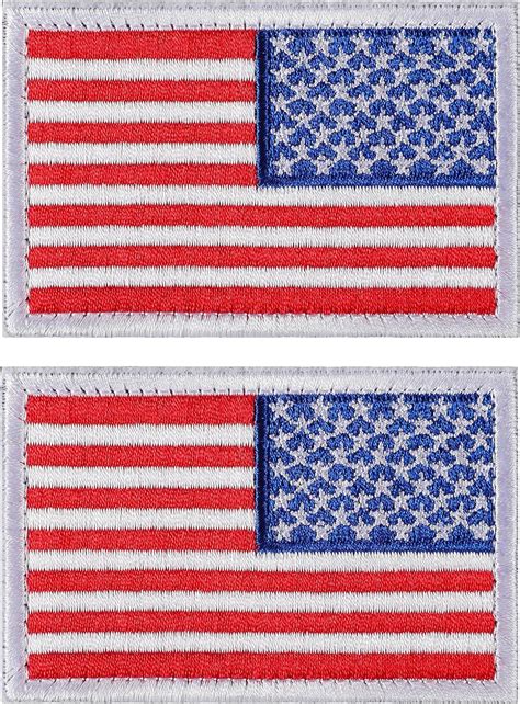 2 Pieces Tactical Usa Flag Patch American Flag Us United
