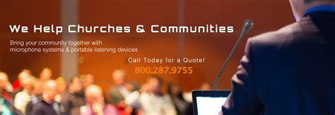 Portable Listening Devices For Church And Community Events