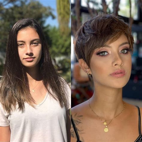 10 Amazing Long Hair To Short Hair Transformation Before And After