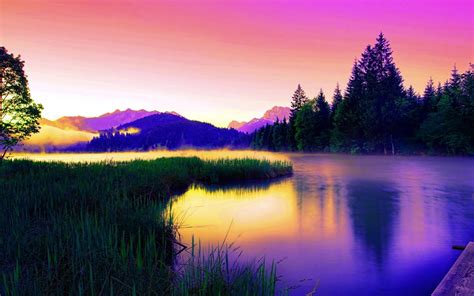 Colorful Nature Landscape Wallpapers Top Free Colorful Nature