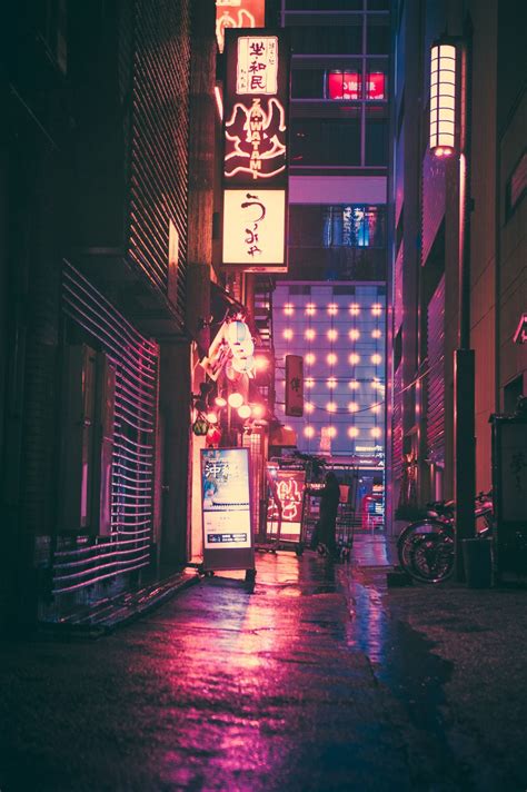 Aesthetic Anime Street Street Aesthetic Desktop Wallpapers Mogmagz