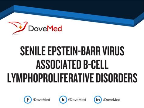 Senile Epstein Barr Virus Associated B Cell Lymphoproliferative Disorders