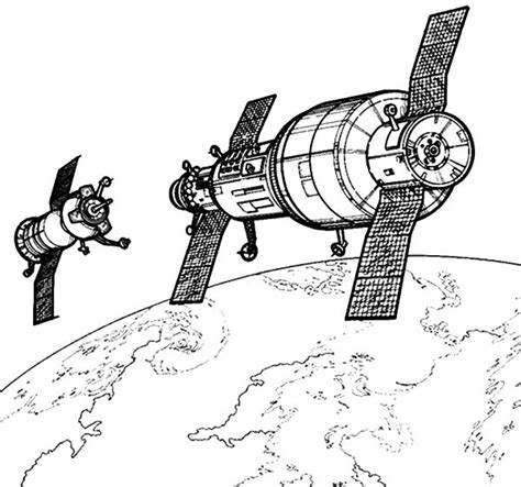These travel coloring pages are a great activity for teachers, parents, and kids. Hightech Satellite Space Travel Coloring Pages : Best ...