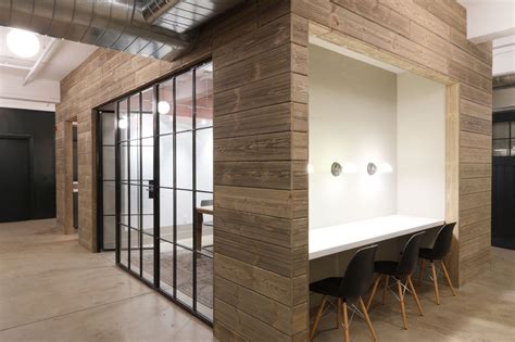 conference rooms - wood, glass, concrete | Coworking, Coworking space