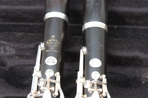 Matched Pair Of Buffet R13 Prestige Clarinets
