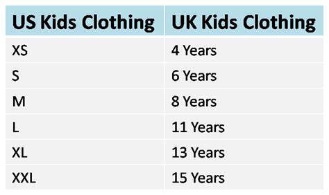 Us Uk Clothing And Shoe Size Conversion Charts 2023