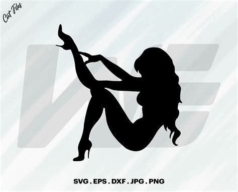 Sexy Girl Silhouette Sexy Girl Svg Cut File For Cricut Etsy Uk