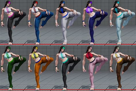 Safebooru 1girl 3d Alternate Color Alternate Costume Alternate Hairstyle Capcom Fighting