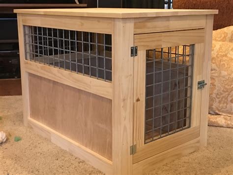 This was my first project, and it taught me upload your diy projects today, and share with other members. Ana White | Slightly altered large dog kennel end table - DIY Projects
