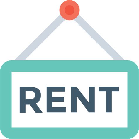 Rent Free Signs Icons