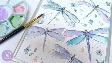 Watercolor Dragonflies Diane Antone Studio
