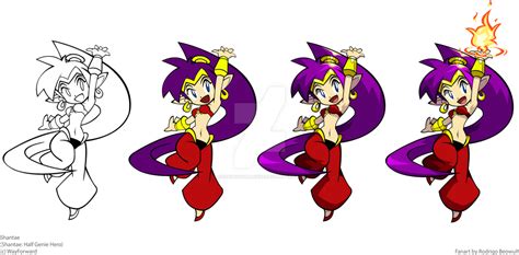 Shantae Half Genie Hero By Rodrigobatalhone On Deviantart