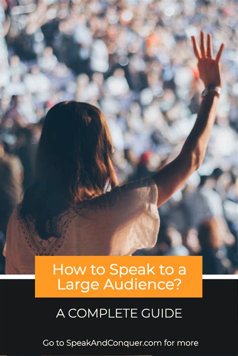 You can't build an entire speech around statistics, of course. How to Speak to a Large Audience? A Complete Guide ...