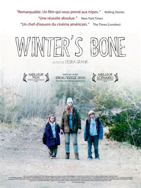 The poster art copyright is believed to belong to the distributor of the film, roadside attractions, the publisher of the film or the graphic artist. Winter's Bone Movie Poster Gallery - IMP Awards