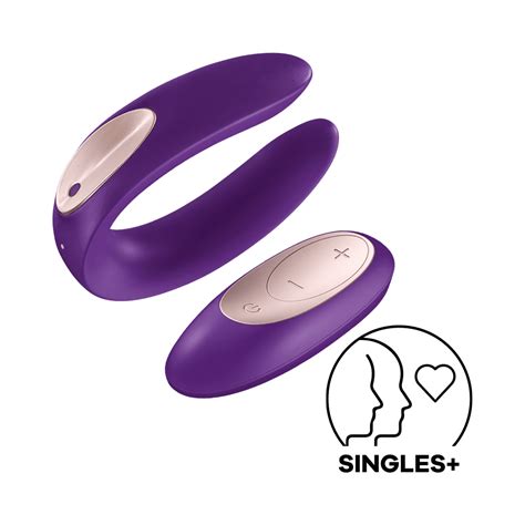Satisfyer Double Plus Couples Vibrator With Remote Control G Spot And Clitoral Stimulation