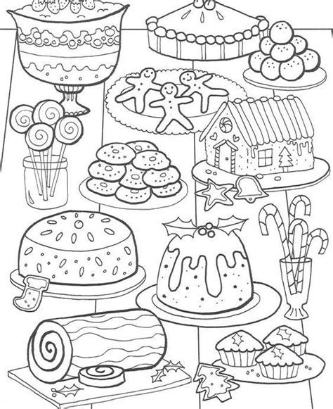 Pin On Dessert Food Coloring Pages