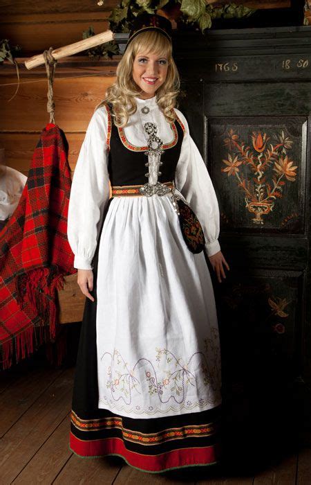 Female Bunad Norwegian Folk Costume From Vestfold Norway Rare Clothing Folk Clothing Folk