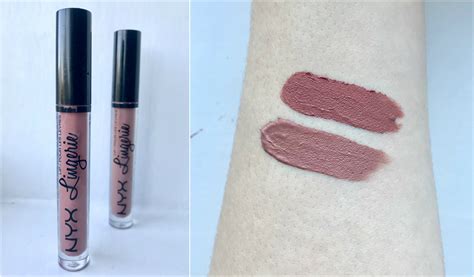 REVIEW NYX Lip Lingerie Liquid Lipstick Time To Put My Face On