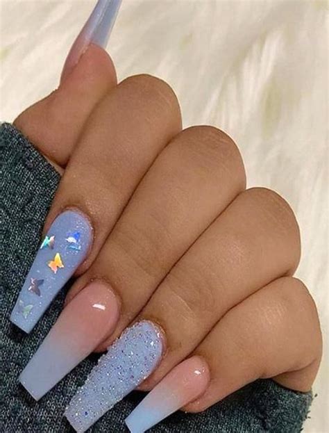Create beautiful manicure and nail art with pretty nail supplies. #pretty acrylic nails blue Untrue toenails have been around because the 1930s and also have made ...