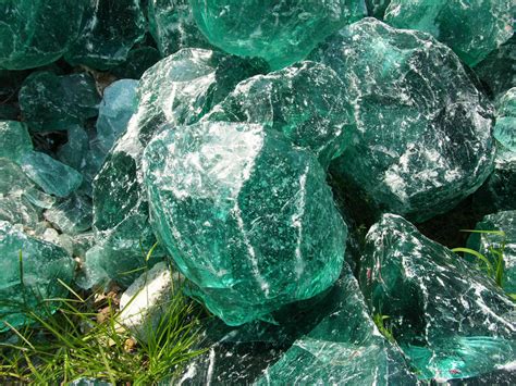Green Melted Glass Rocks 4 By Fairiegoodmother On Deviantart