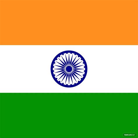 Free Indian Flag Outline Vector EPS Illustrator PNG SVG