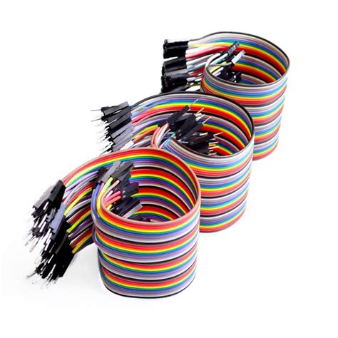 10 CM 40 Pin Dupont Cable Male Male Male Female Female Female Cable
