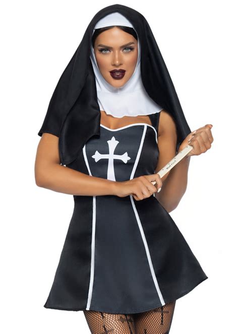 Womens Leg Avenue Naughty Nun Costume [86984] Struts Party Superstore