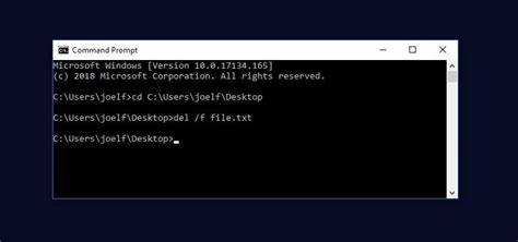 How To Force Windows To Delete Files Or Folders Using Cmd