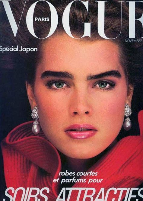 Brooke Shields Fashion Covers Brooke Shields Vogue Cover 1982 Vogue